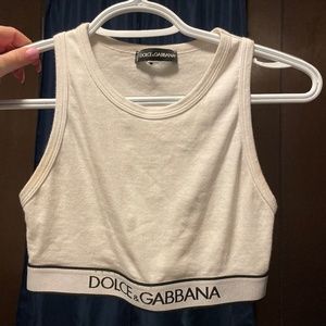 authentic dolce and gabbana crop top